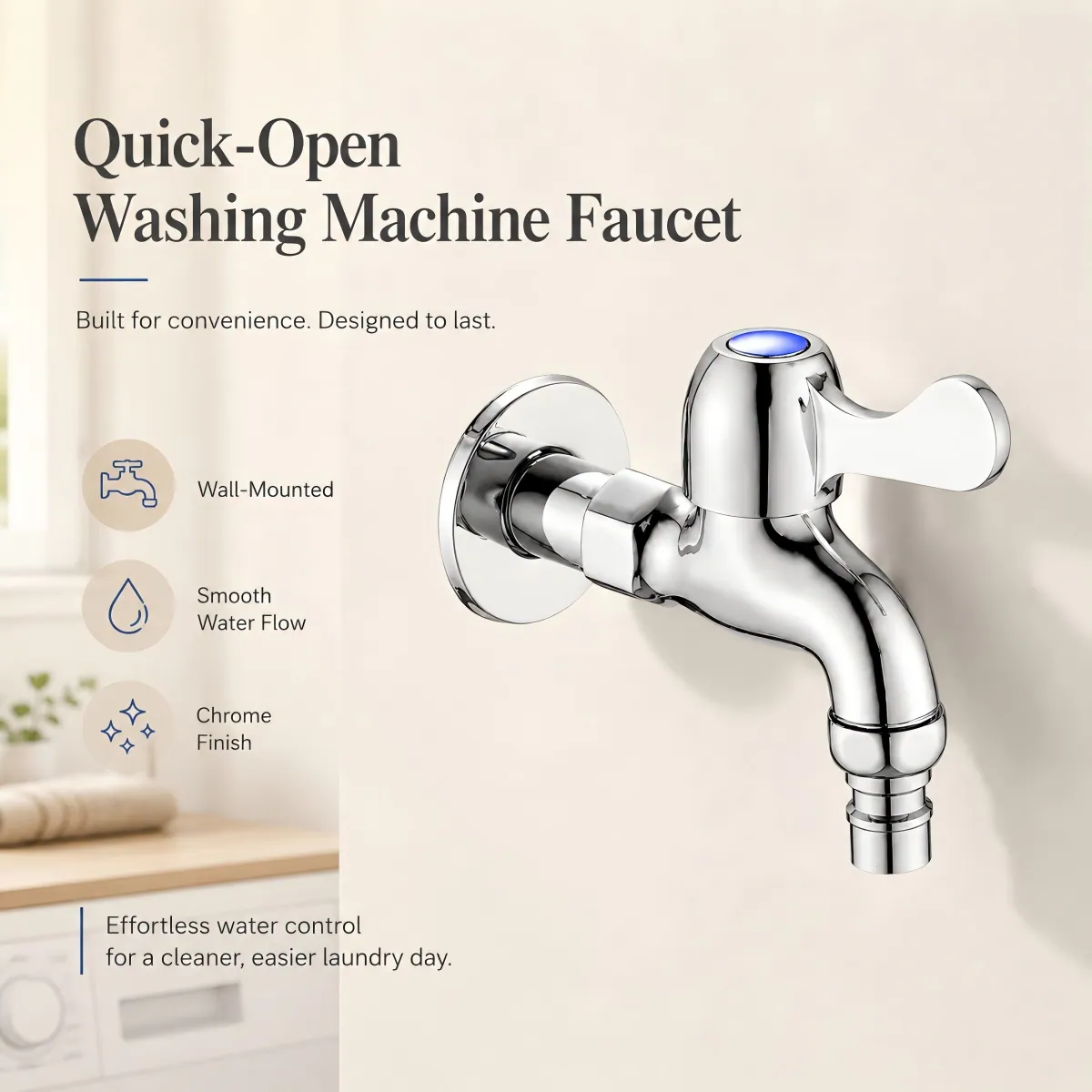 Washing Machine Medium-Long Quick-Open Faucet direct single-cold quick opening